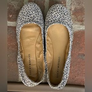 Lucky Brand Leopard Print Flats